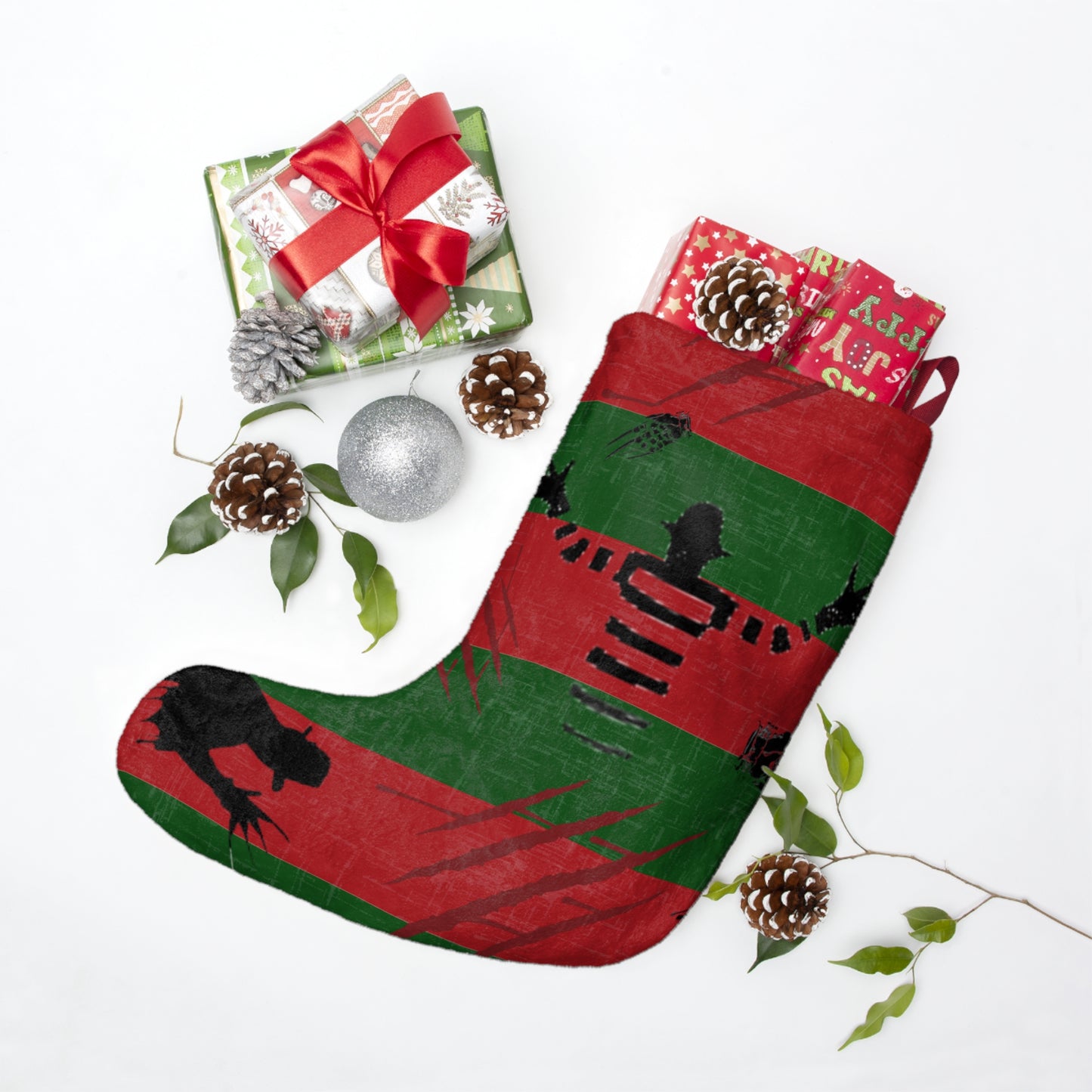 Dream Street Stocking | Horrific Retro Movie Holiday Stocking