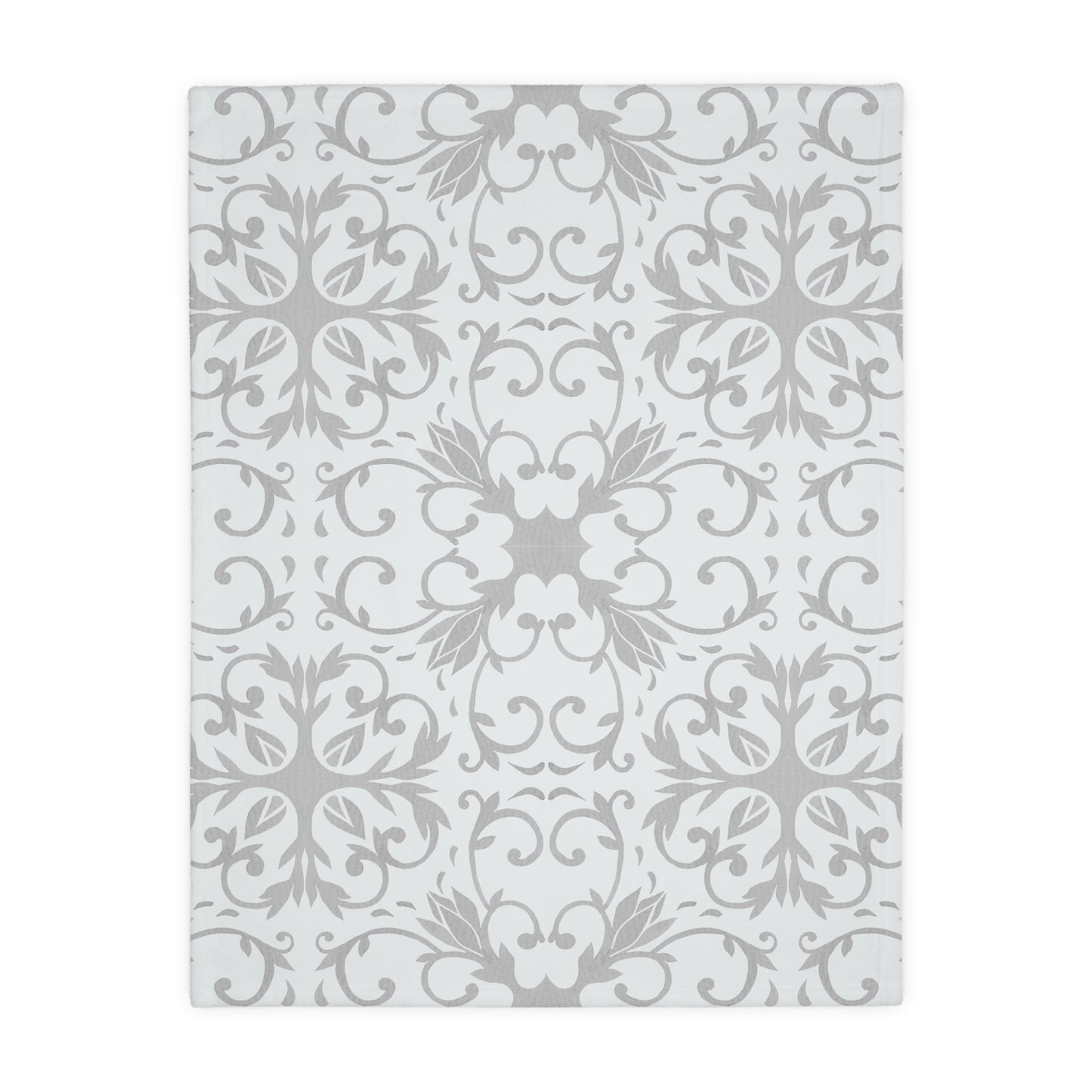 Grey Mist | Velveteen Microfiber Blanket (Two Sided)