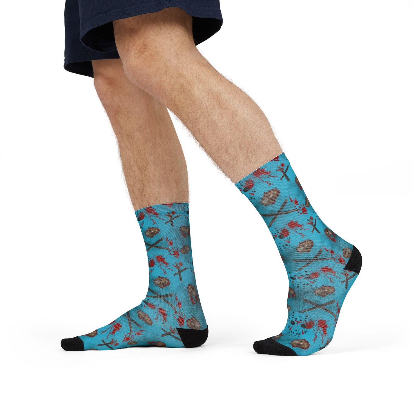 Horror Socks | Crystal Lake | Recycled Poly Socks | Cozy and Scary