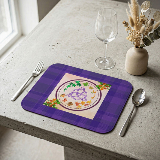 Transition | Fall Equinox | Autumn Leather Placemat