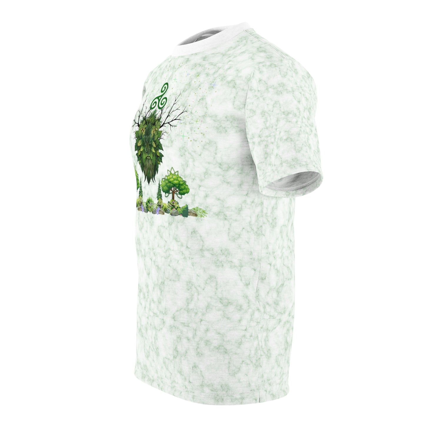 Green Man Solstice TShirt | All - Over Print | Pagan Summer Wear