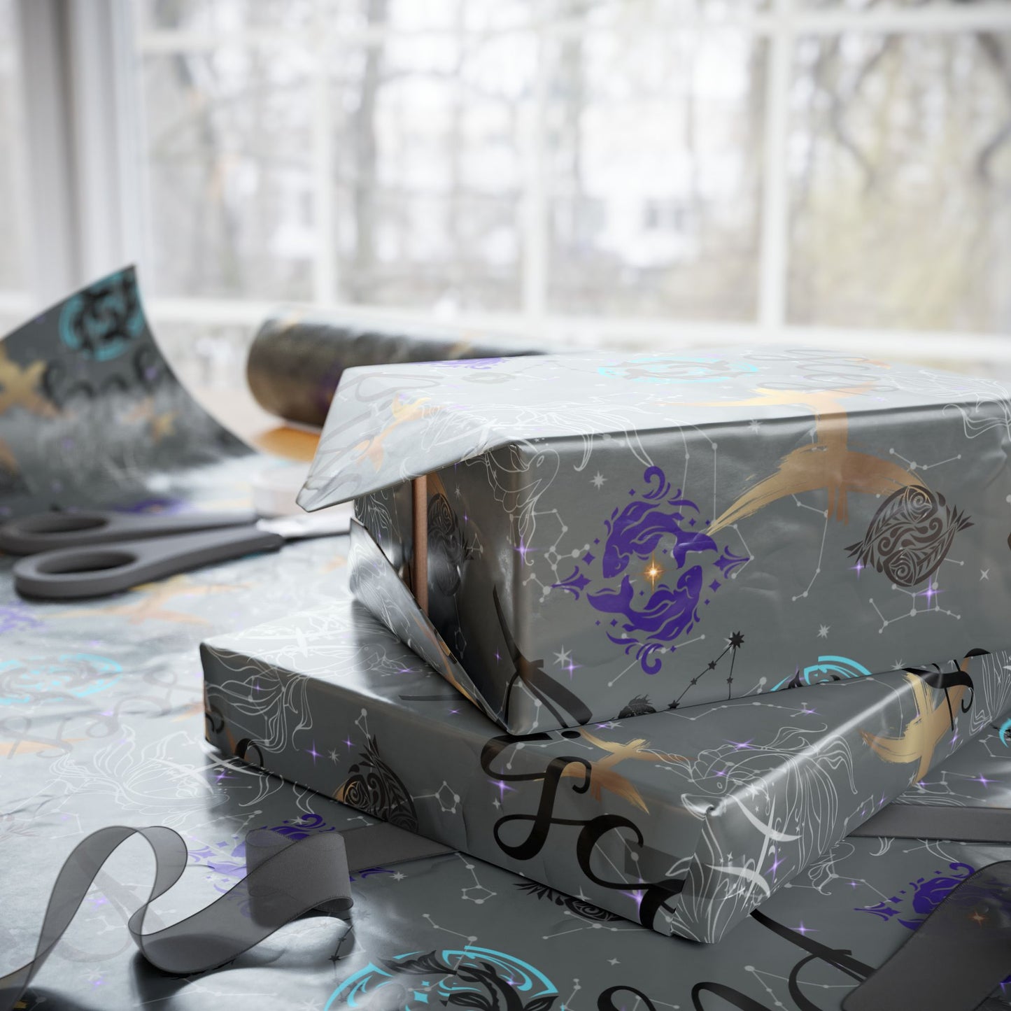 Pisces | Zodiac Birthday Wrapping Papers