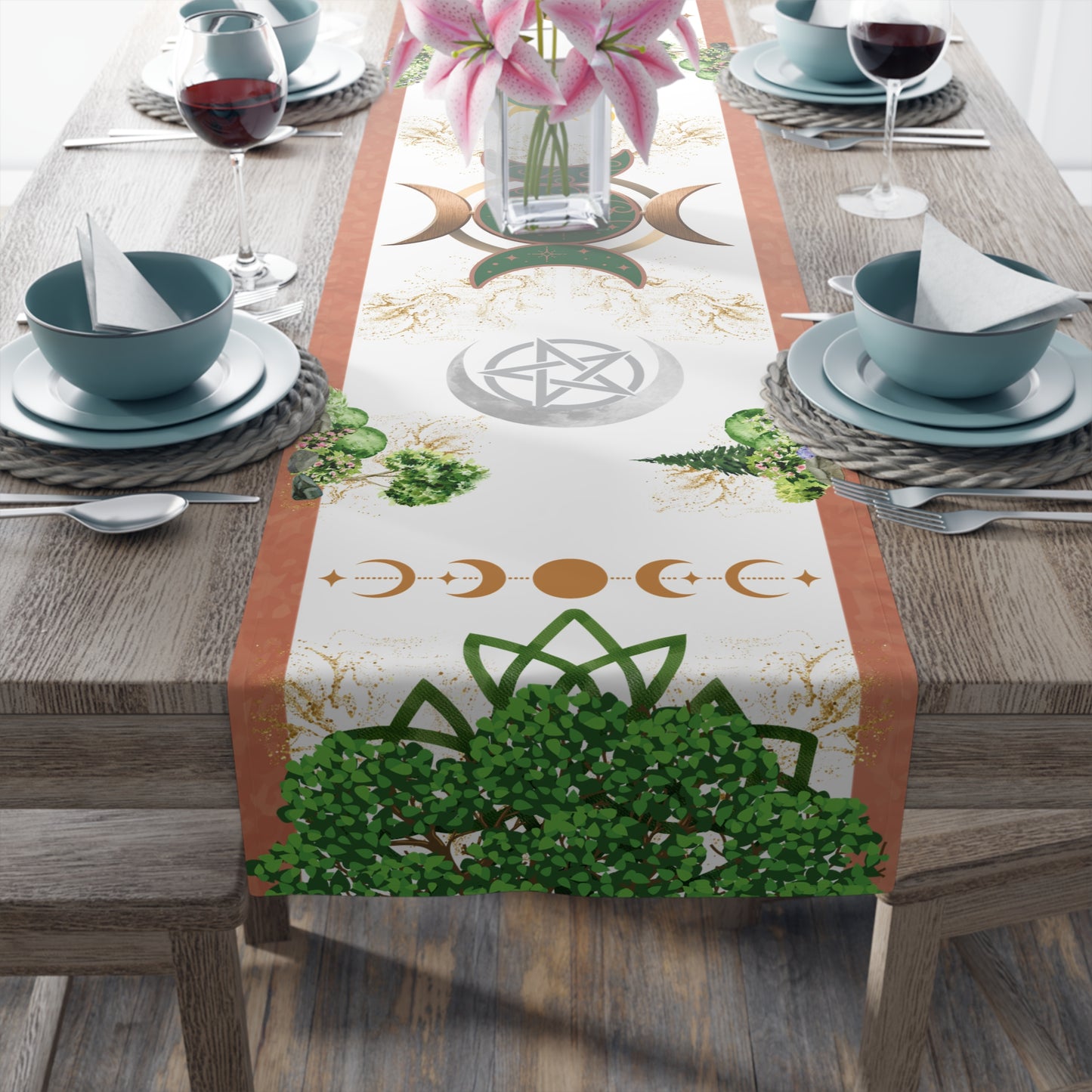 Solstice Day Table Runner | (Poly)