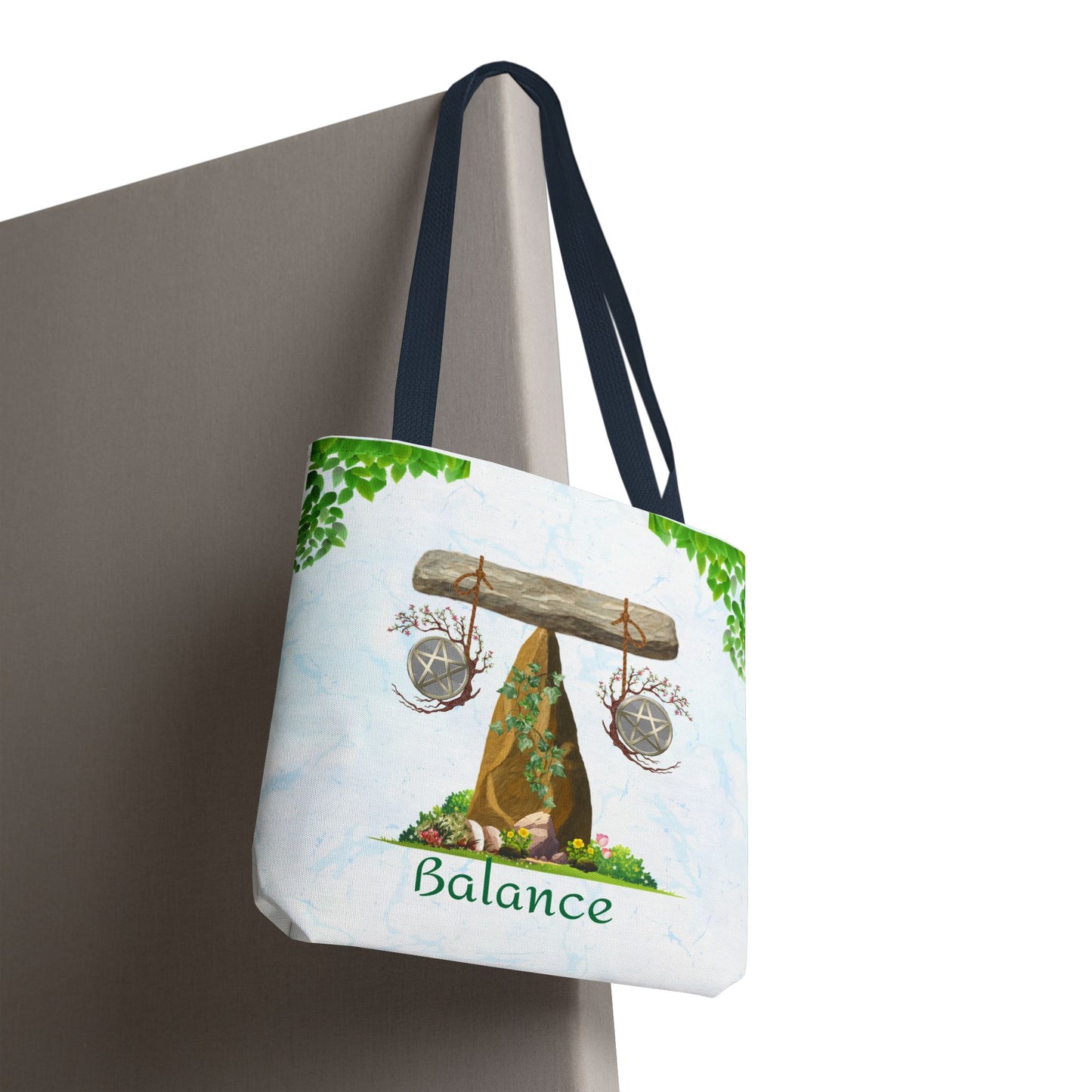 Balance Spring Equinox Tote Bag | Nature Altar Design