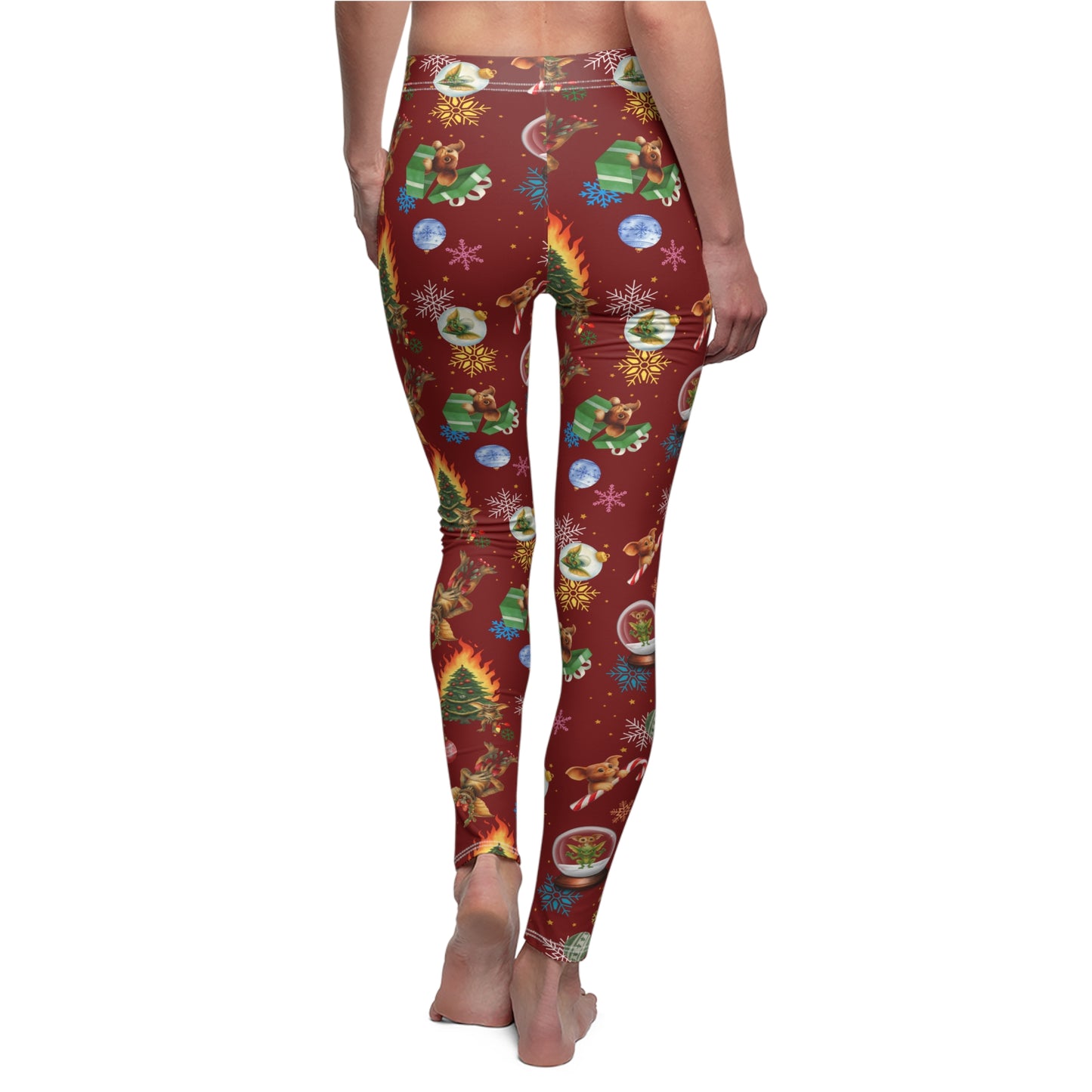 Horror Leggings | Twisted Laffy Holidays | All-Over Print Women's Casual Bottoms