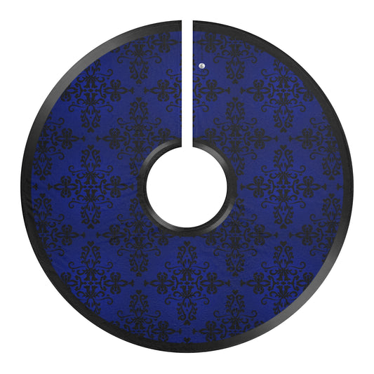 Dark Blue Lace | Nightmare Holiday Tree Skirt
