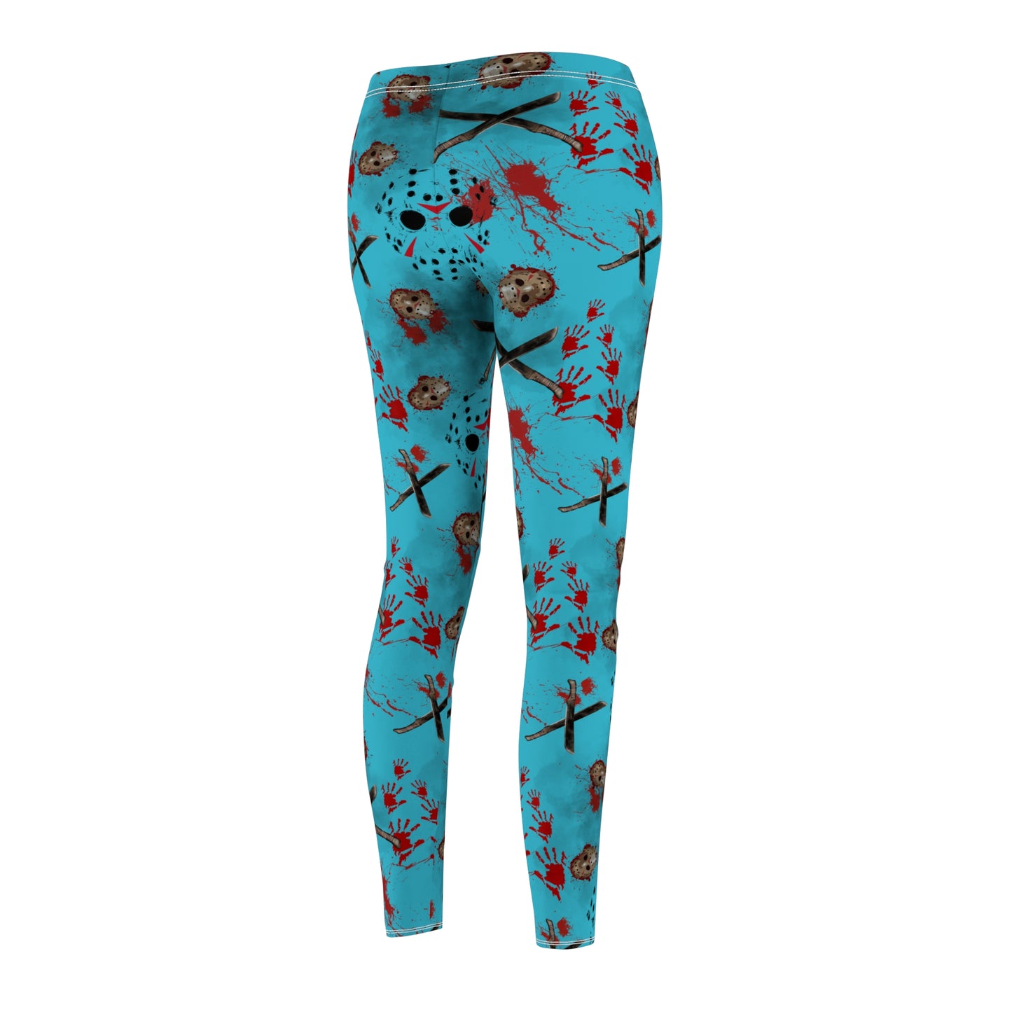 Horror Nightmare Leggings | Crystal Lake | All-Over Print Women's Casual Bottoms