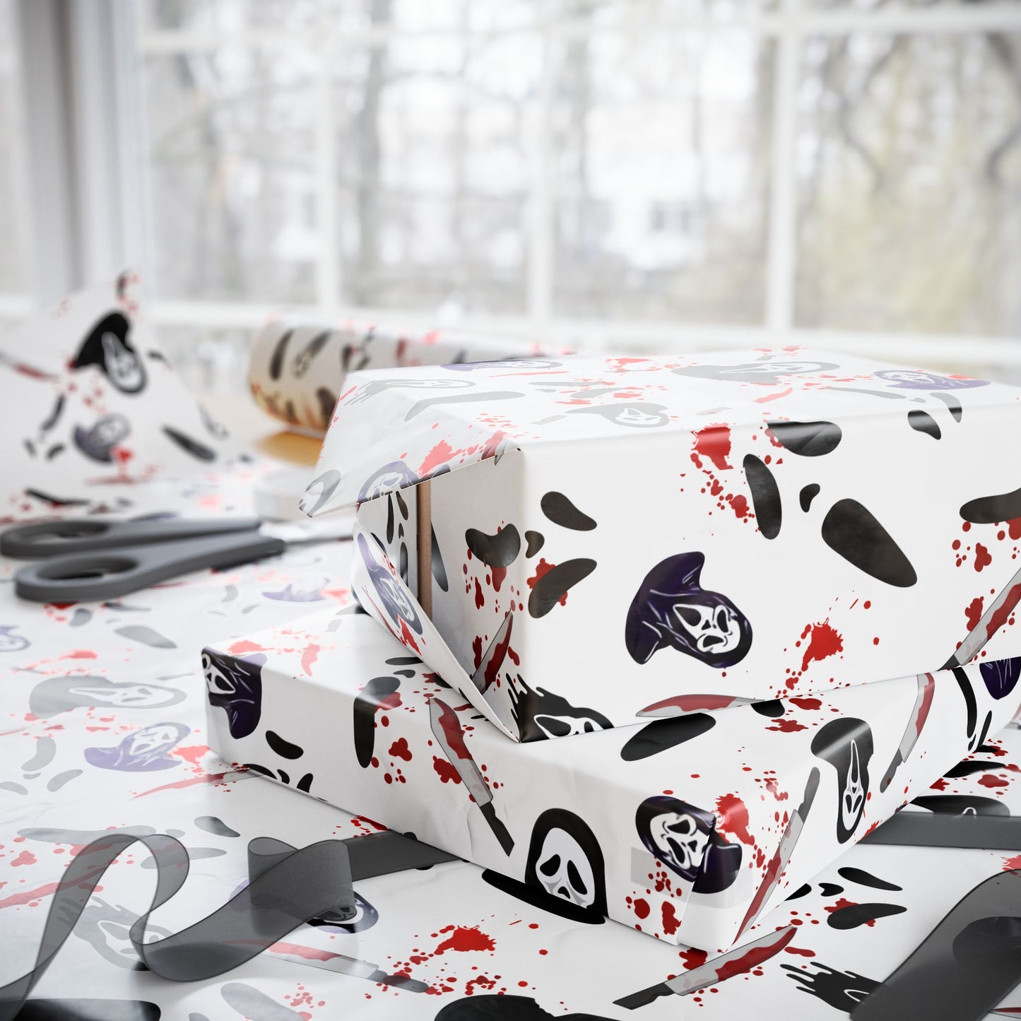 Wrapped In Horror | Have a Good Scream | Nightmare Wrapping Paper