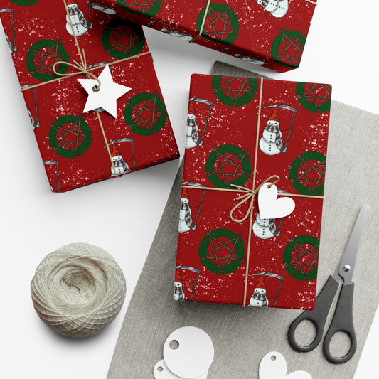 Grim Snowman | Gift Wrap Papers