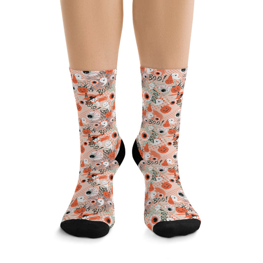 Boos and Ghouls | Creepy Party | Recycled Poly Socks