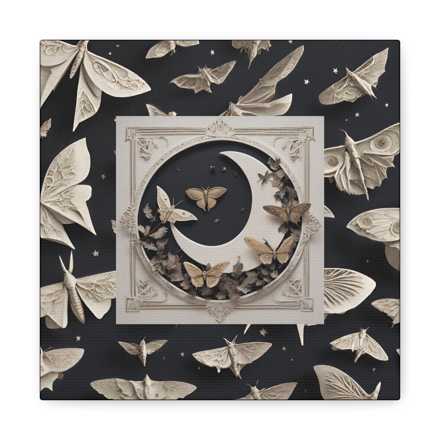 Moon Moths Canvas Gallery Wraps