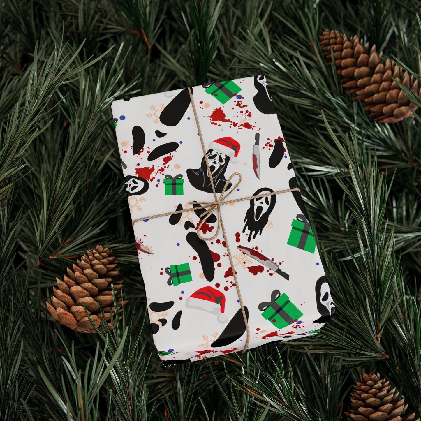 Horror Holidays (White) | Nightmare Holiday | Wrapping Paper