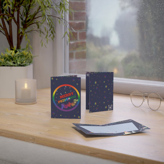 Merry Pride-mas Greeting Cards (1 & 10pc)