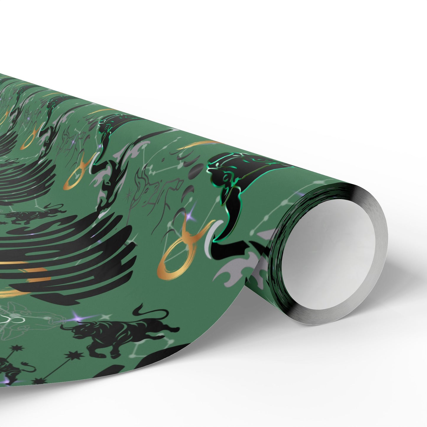 Taurus | Green | Zodiac Birthday Wrapping Papers