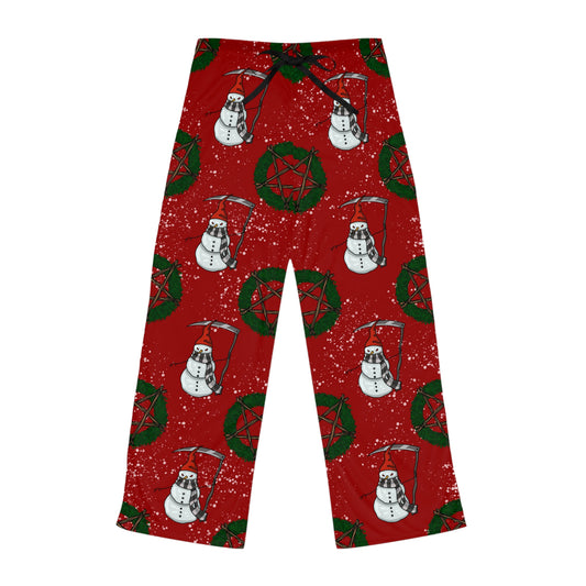Grim Snowman | Nightmare Holidays | Women's Pajama Pants