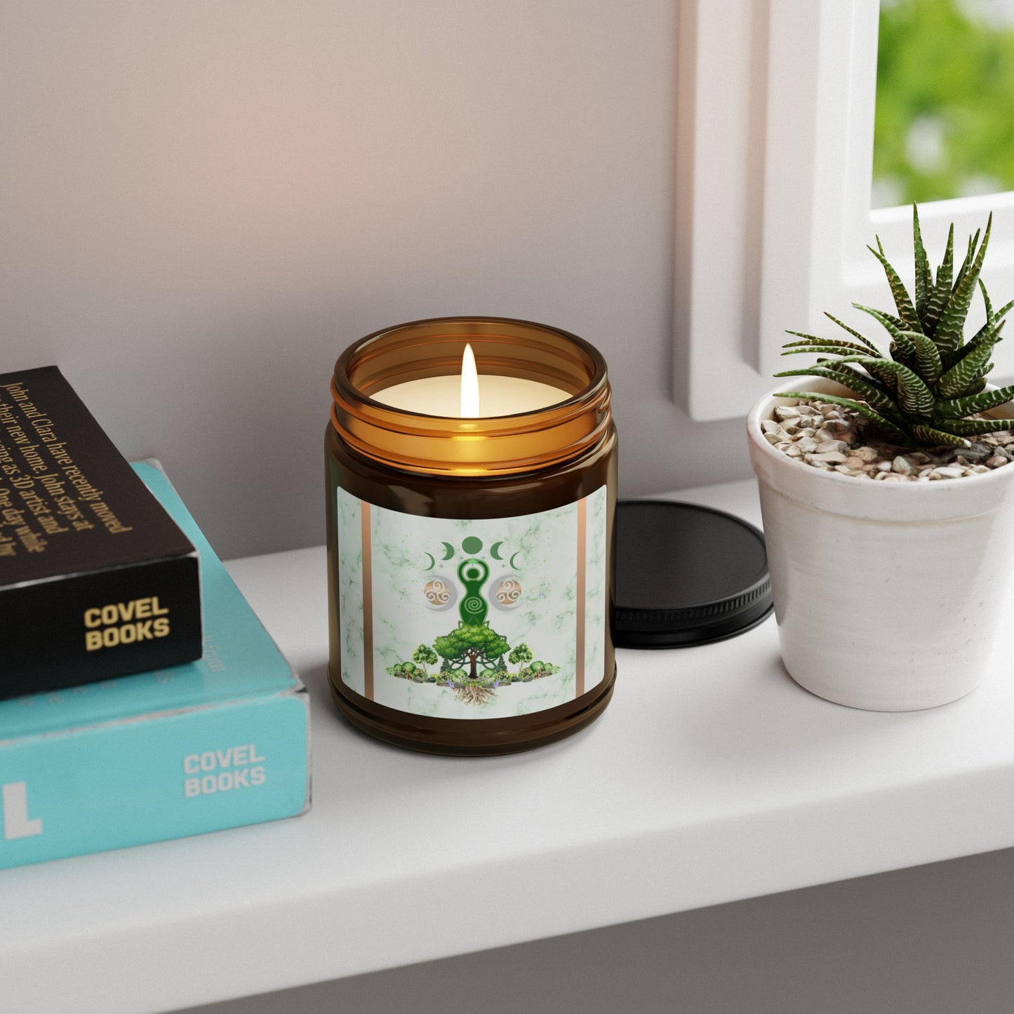 Mother Nature | Summer Solstice | Scented Soy Candle (Amber Jar)