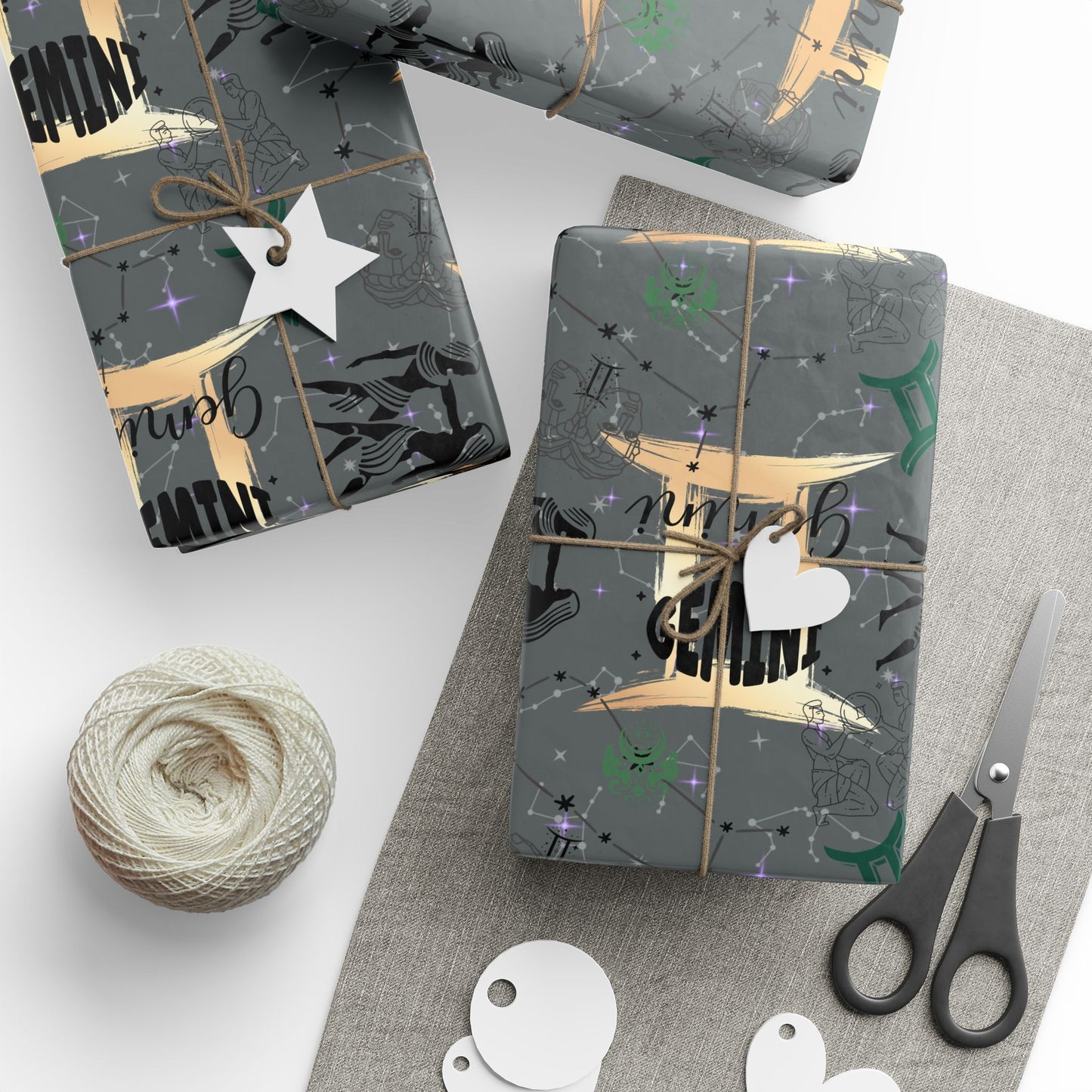 Gemini | Zodiac Birthday Wrapping Papers