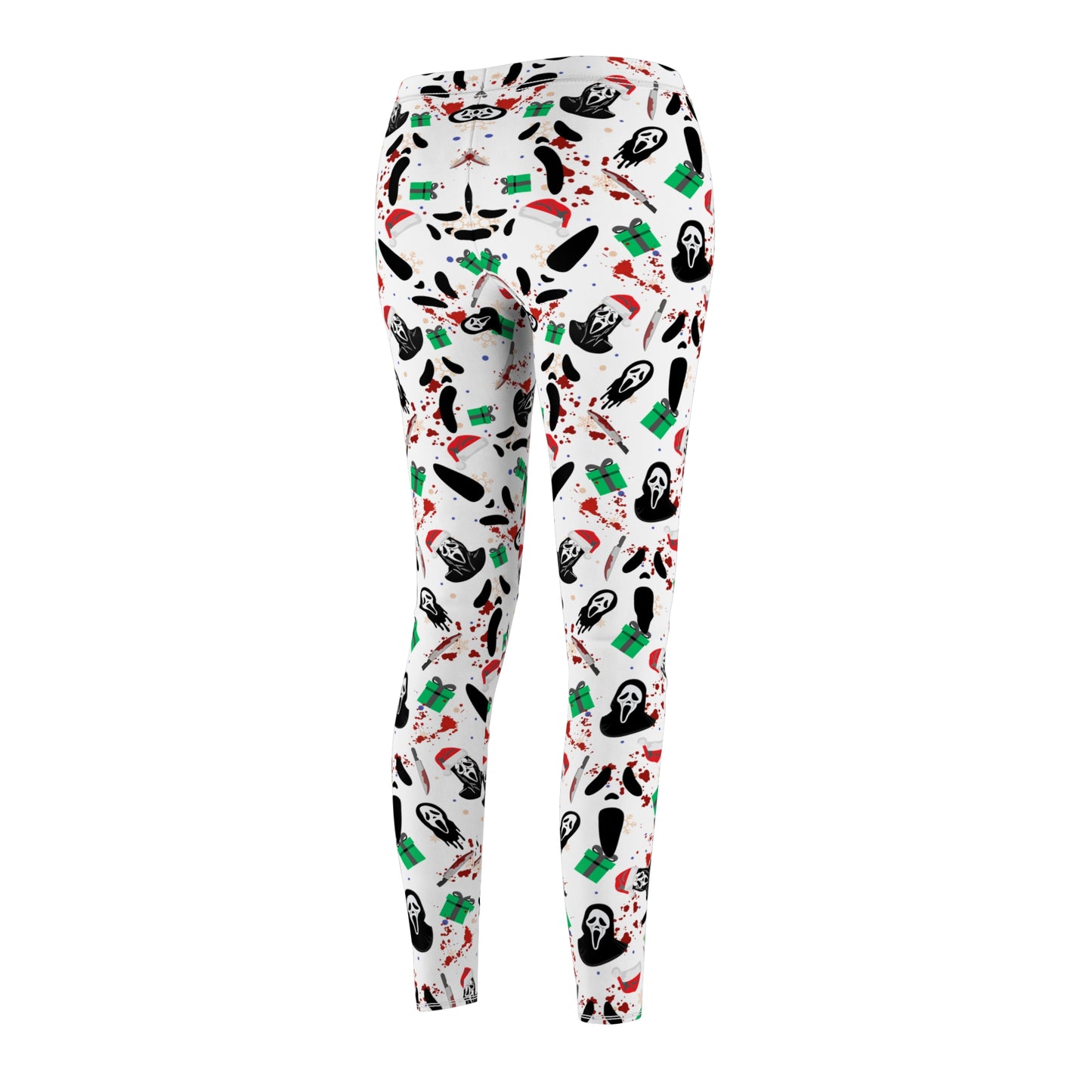 Horror Nightmare Leggings | Good Holiday Scream | All-Over Print Women's Casual Bottoms