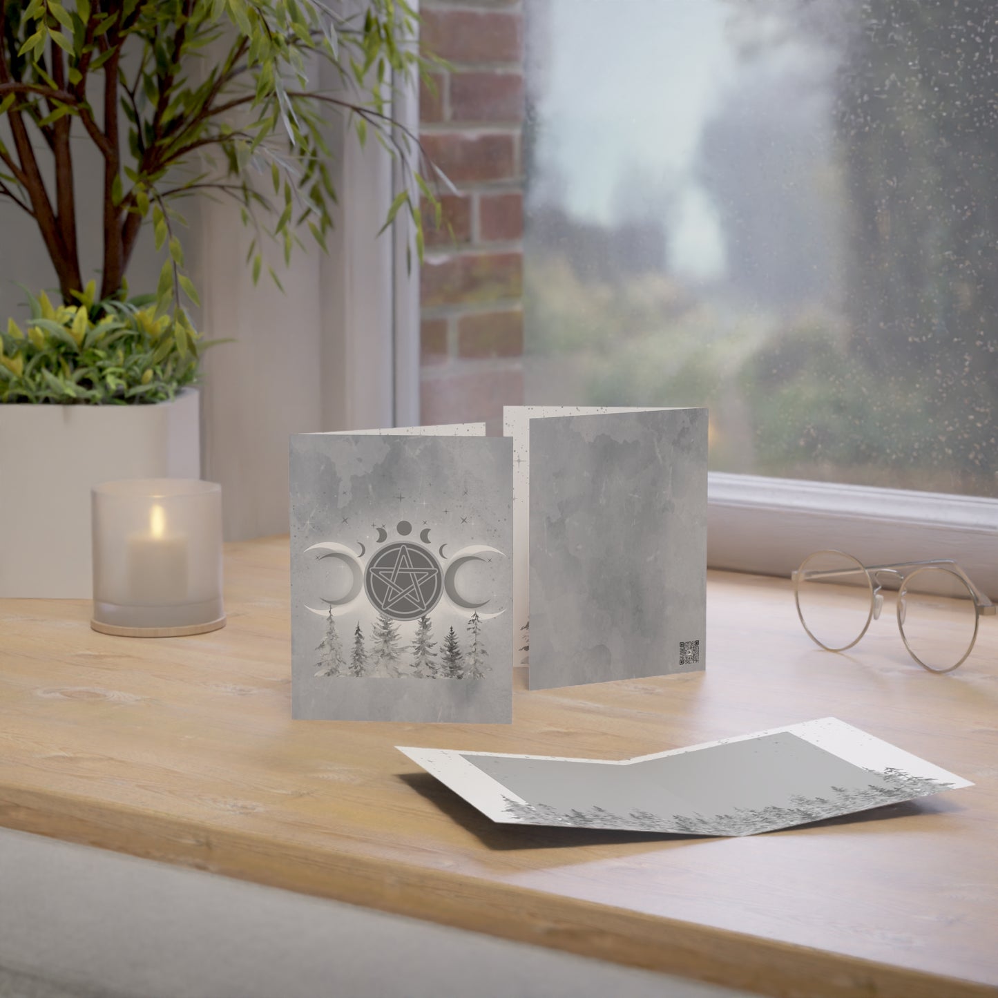 Triple Moon | Solstice Greeting Cards |  (1, 10pcs)