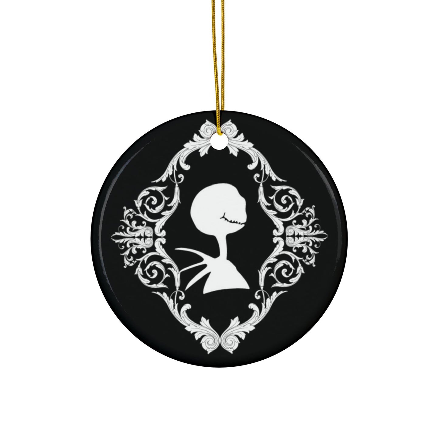 Skellington | Heirloom Ceramic Ornament (1pc, 3pcs, 5pcs, 10pcs)