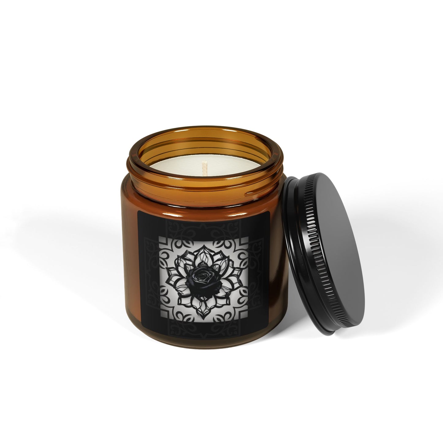 Sinister Black Rose | Soy Candle | Gothic Scented Candle