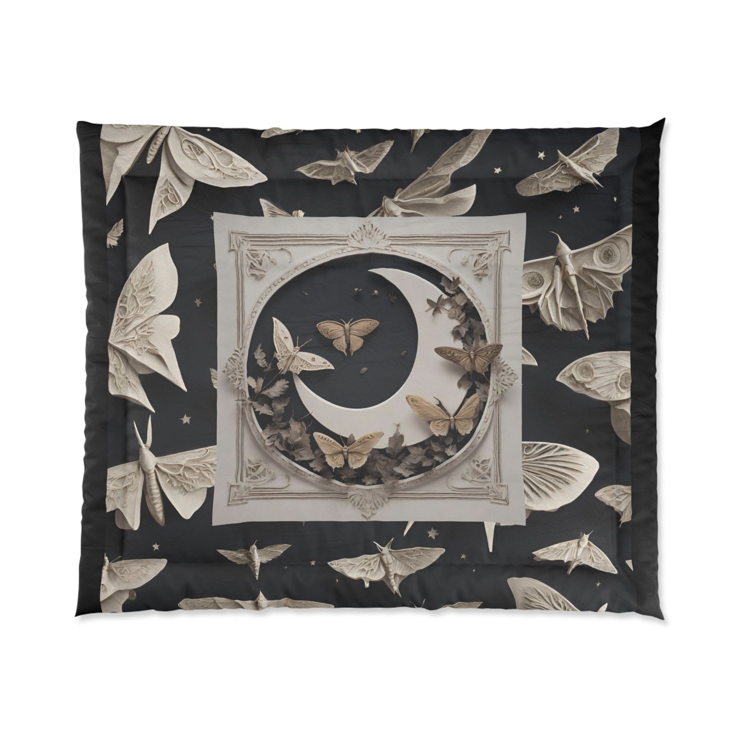 Moon Moths Comforter