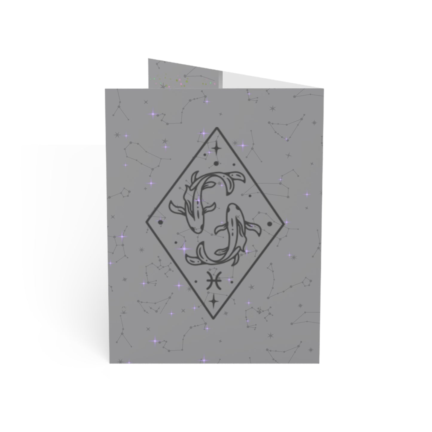 Pisces | Zodiac Greeting Cards |  (1, 10 pcs)