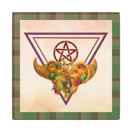 Harvest | Fall Equinox | The Bountiful Harvest Cornucopi on Stretched Canvas