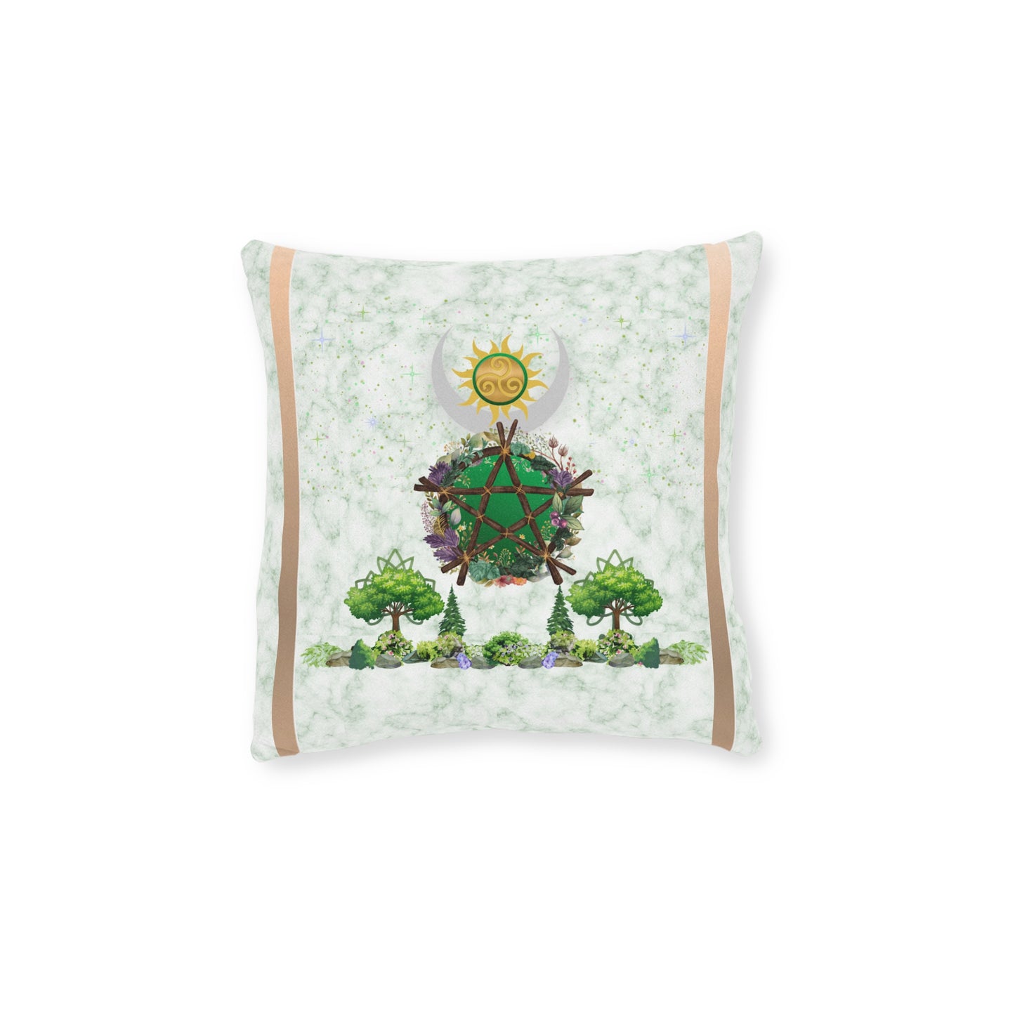 Midsummer Solstice Pillow | Summer Decor Throw Pillow