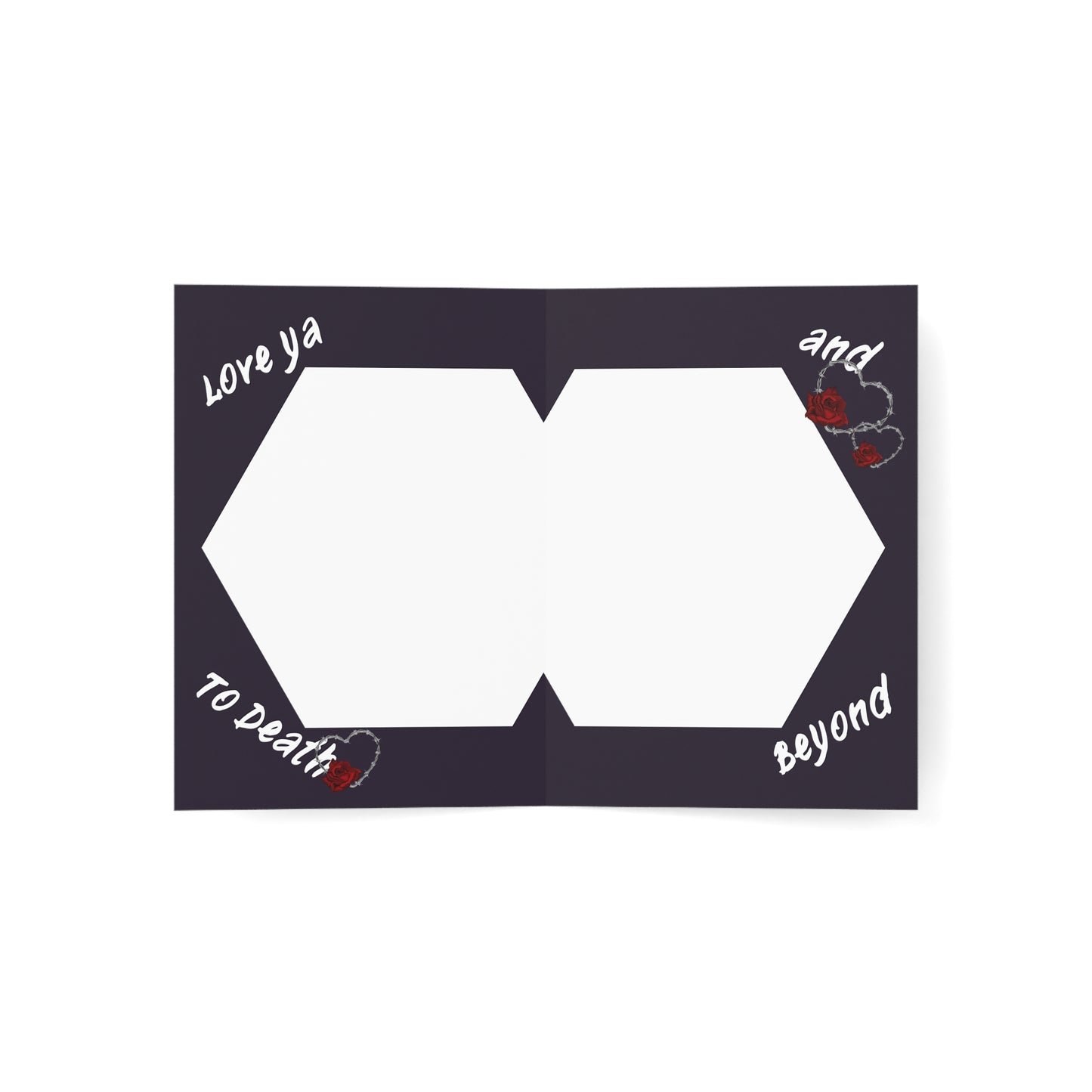 Love Ya, To Death Greeting Cards (1, 10 pcs)