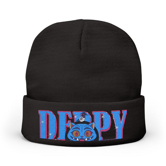 Derpy | Demon Beanie Hat - Nightmares Holiday | Cozy Winter Stylish Accessory is the Perfect Gift