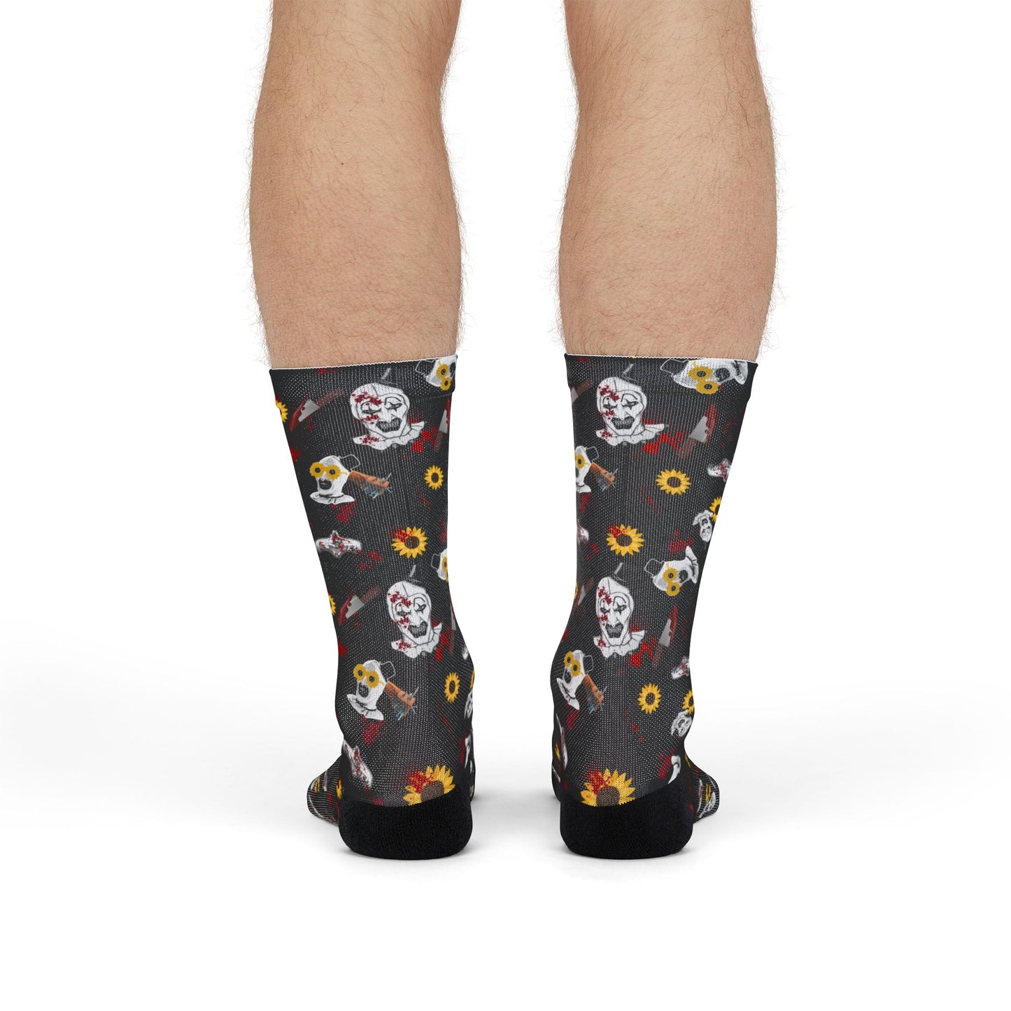 Horror Socks | Sunny T | Poly Crew Socks | Cozy and Scary