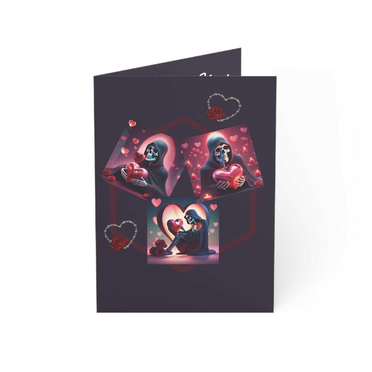 Love Ya, To Death Greeting Cards (1, 10 pcs)