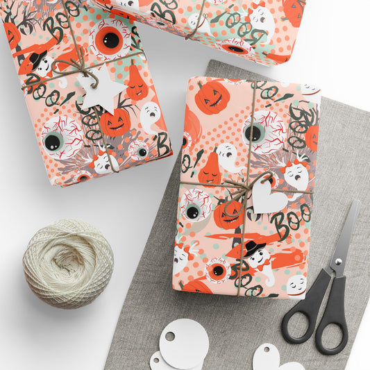 Boos and Ghouls | Creepy Party | Gift Wrap Papers