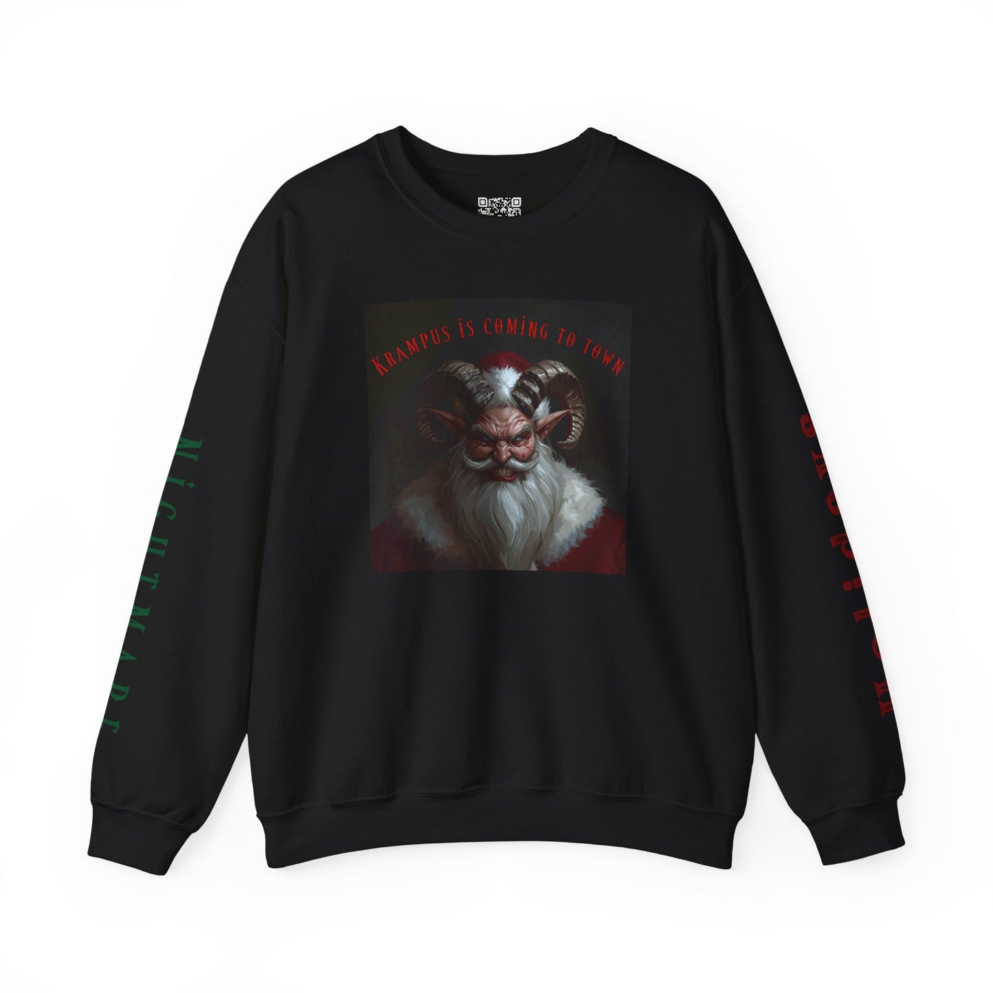 Krampus is Coming | Better H’ve Been Good | Crewneck Sweatshirt - Cozy Ugly Holiday Pullover Sweatshirt