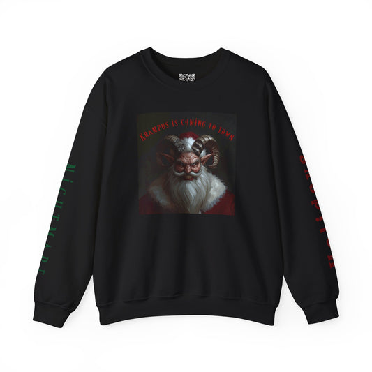 Krampus is Coming | Better H’ve Been Good | Crewneck Sweatshirt - Cozy Ugly Holiday Pullover Sweatshirt