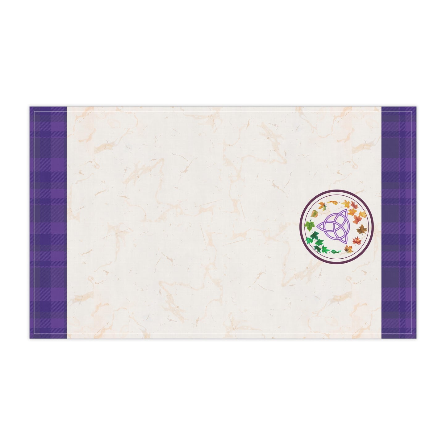 Transition | Fall Equinox | Autumn Plaid Tea Towel