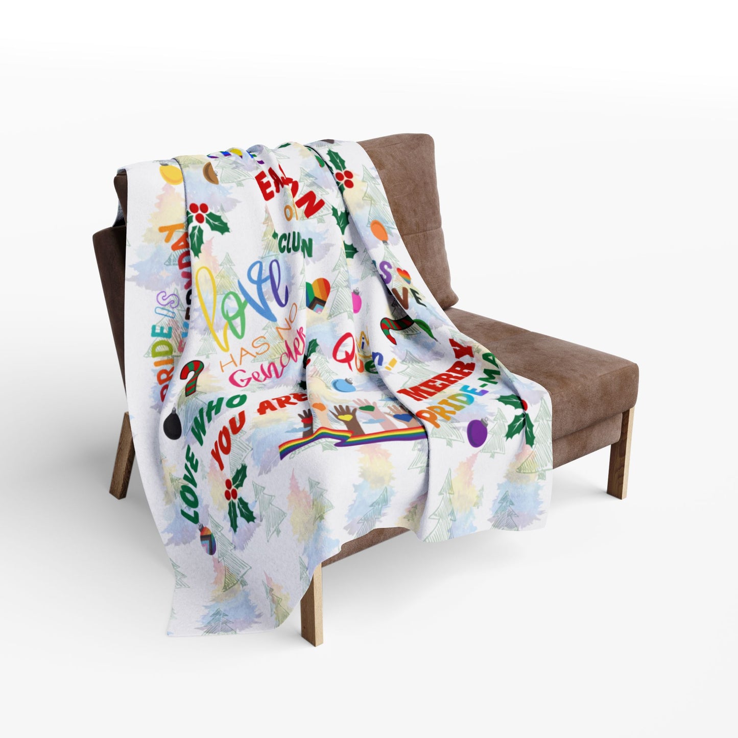 Holiday Pride | Community Pride | Velveteen Microfiber Blanket