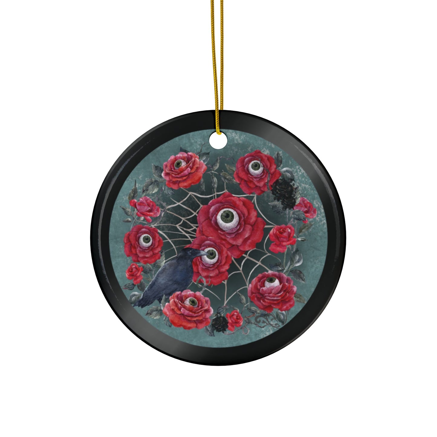 Ocular Floral | Heirloom Ceramic Ornaments (1pc, 3pcs, 5pcs, 10pcs)