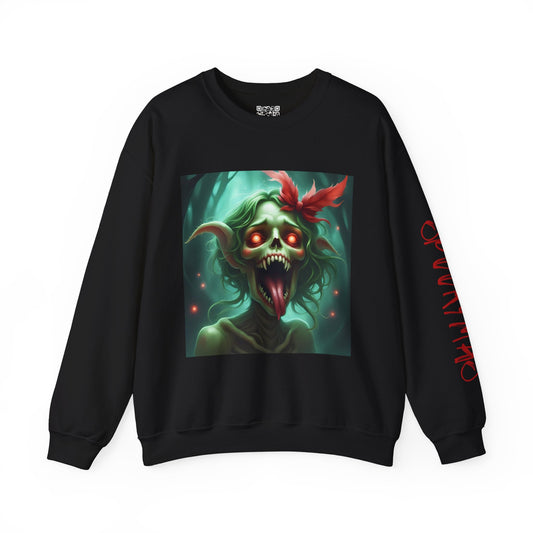 Krampus Helper | Crewneck Sweatshirt - Cozy Ugly Holiday Pullover Sweatshirt