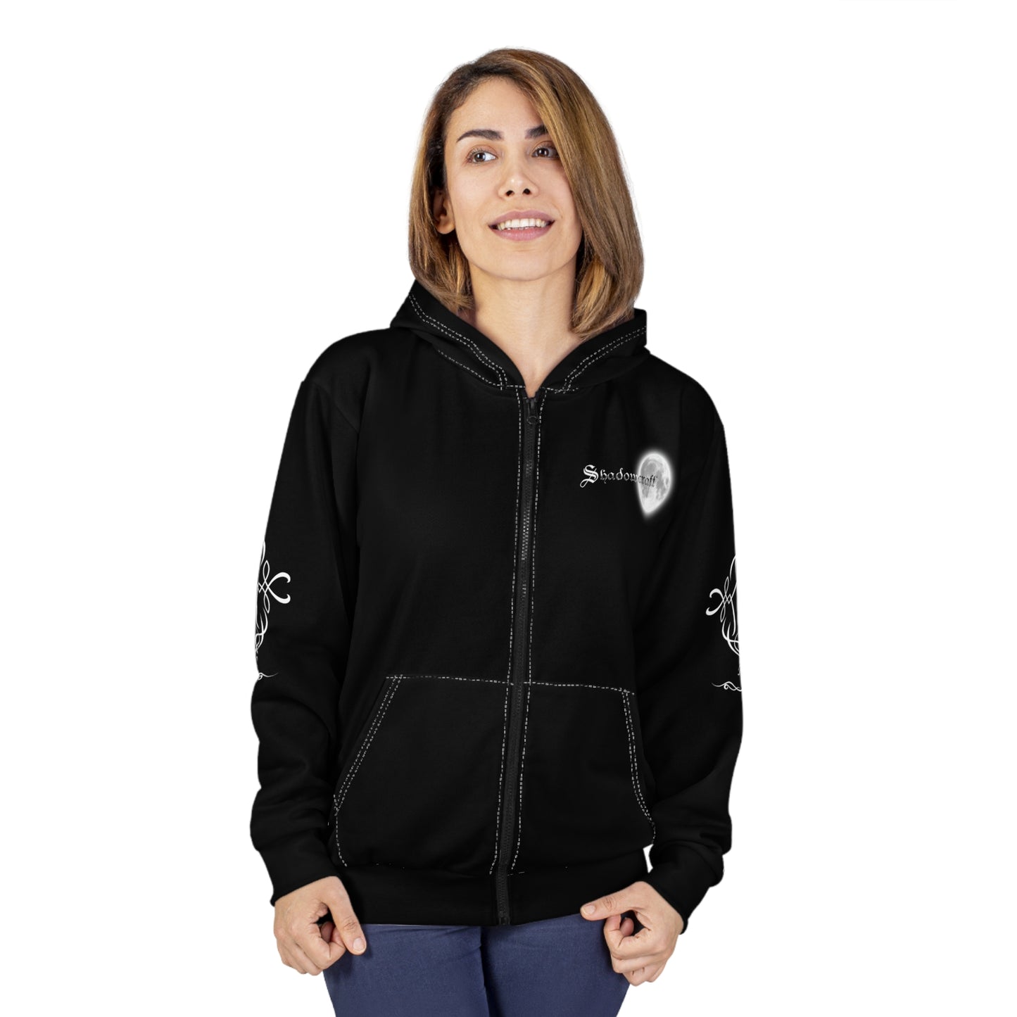 Shadowcraft Brand | Zip Hoodie | Gothic Witchy Alternate Fashion