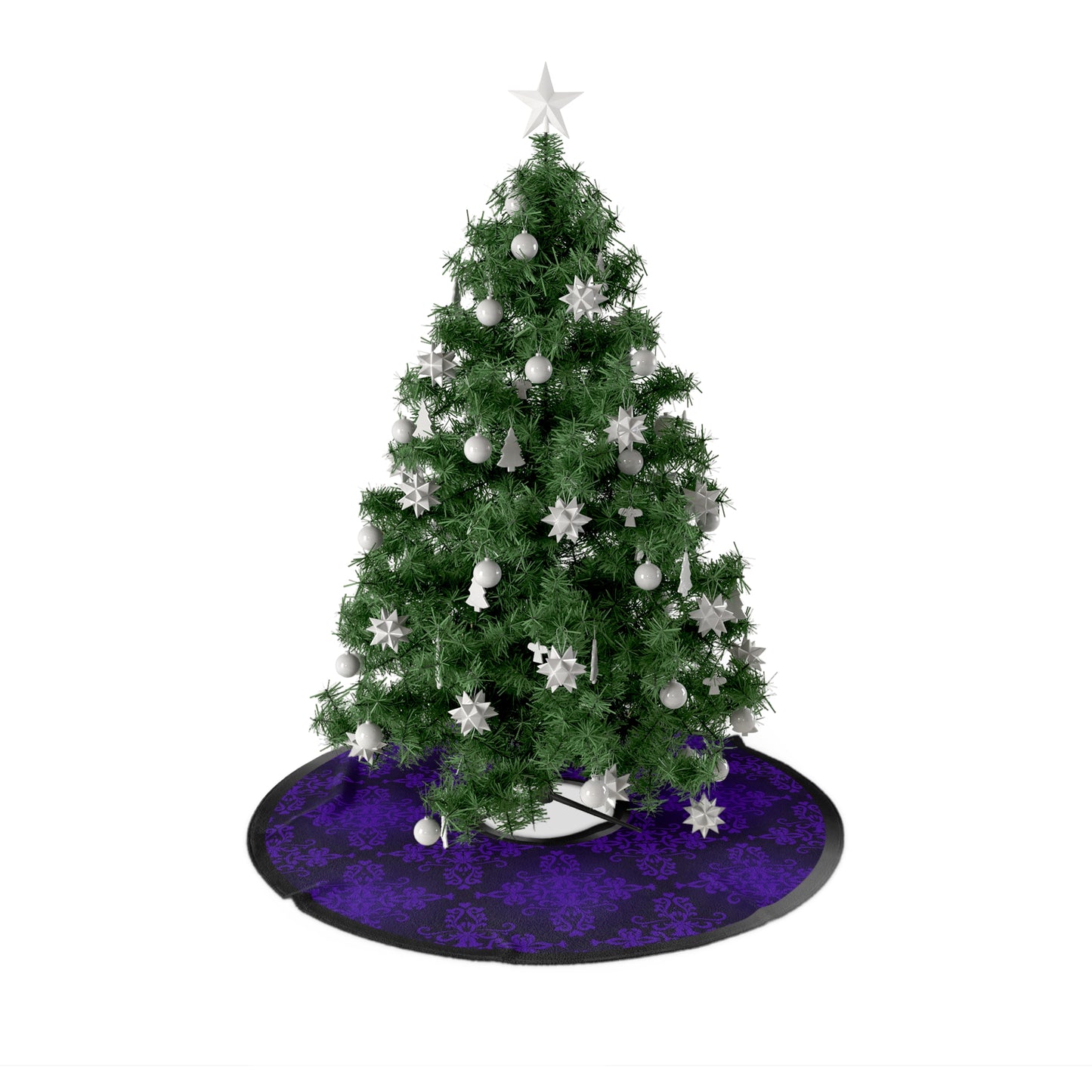 Midnight Lace | Purple | Tree Skirt