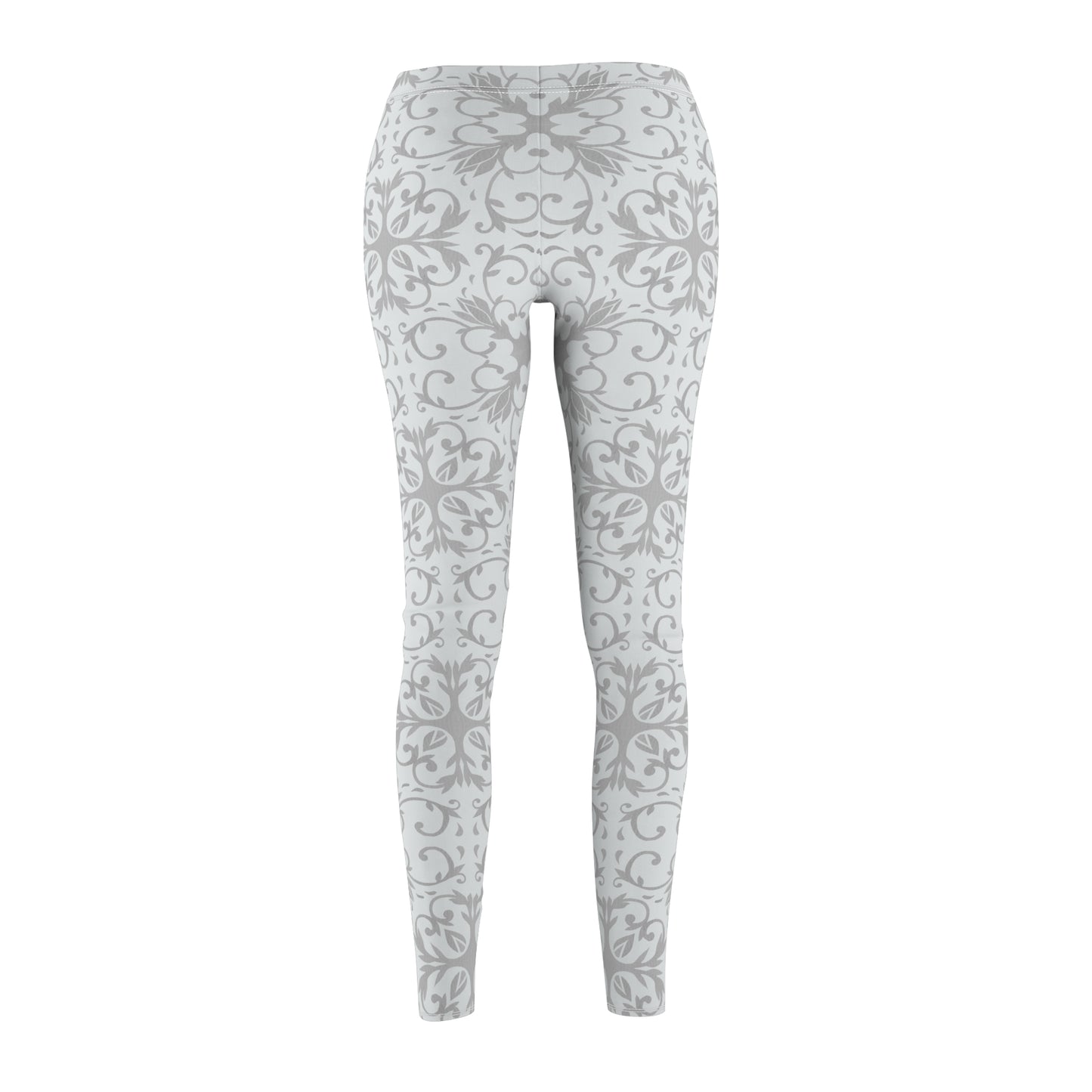 Nightmare Casualties | Gray Mist Damask  | All Over Print Women's Casual Gothic Wear
