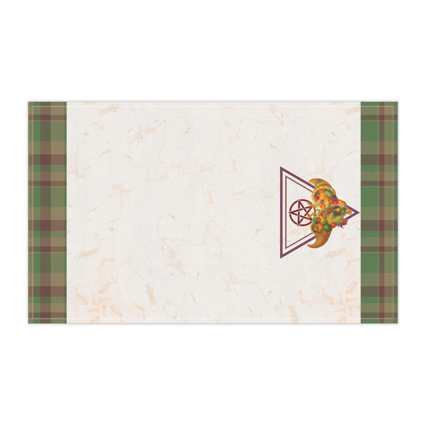 Harvest | Fall Equinox | Autumn Plaid Tea Towel