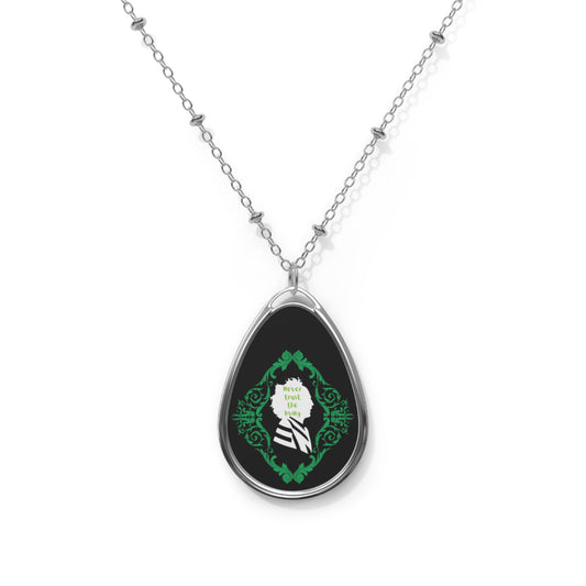 Mr. B. Juice Beetlejuice | Never / Living | Oval Necklace