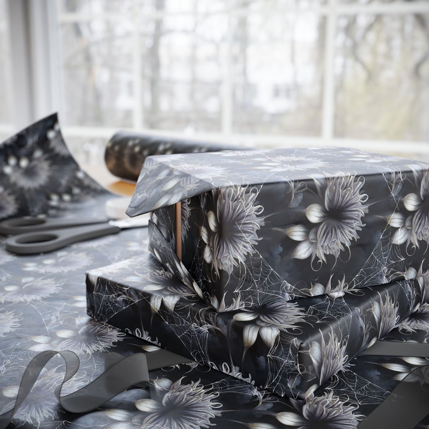 Floral Web | Night Garden | Gift Wrap Papers