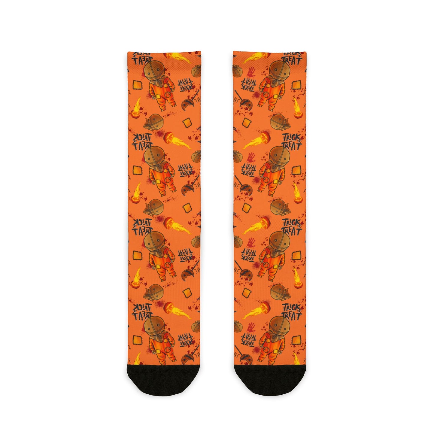 Horror Socks | Pumpkin Treats | Recycled Poly Socks | Cozy and Scary
