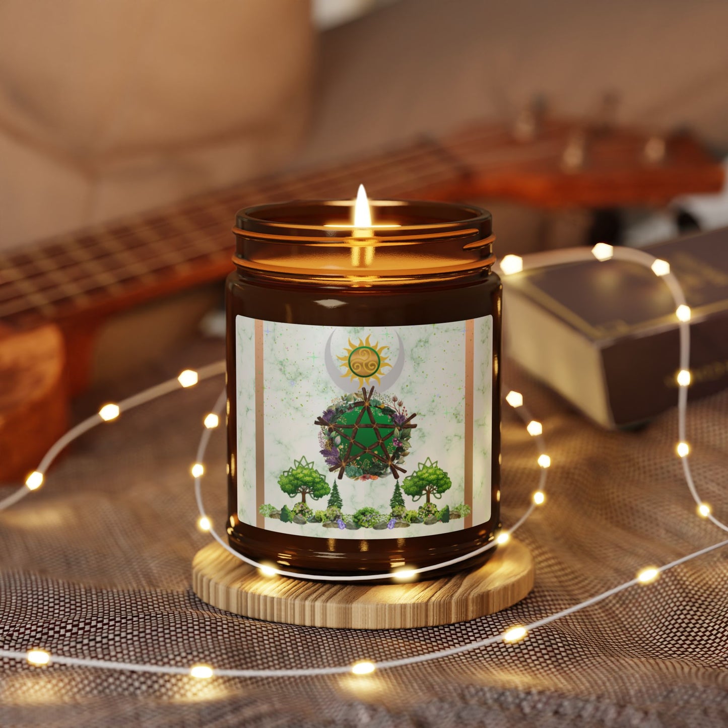 Midsummer | Summer Solstice | Scented Soy Candle (Amber Jar)