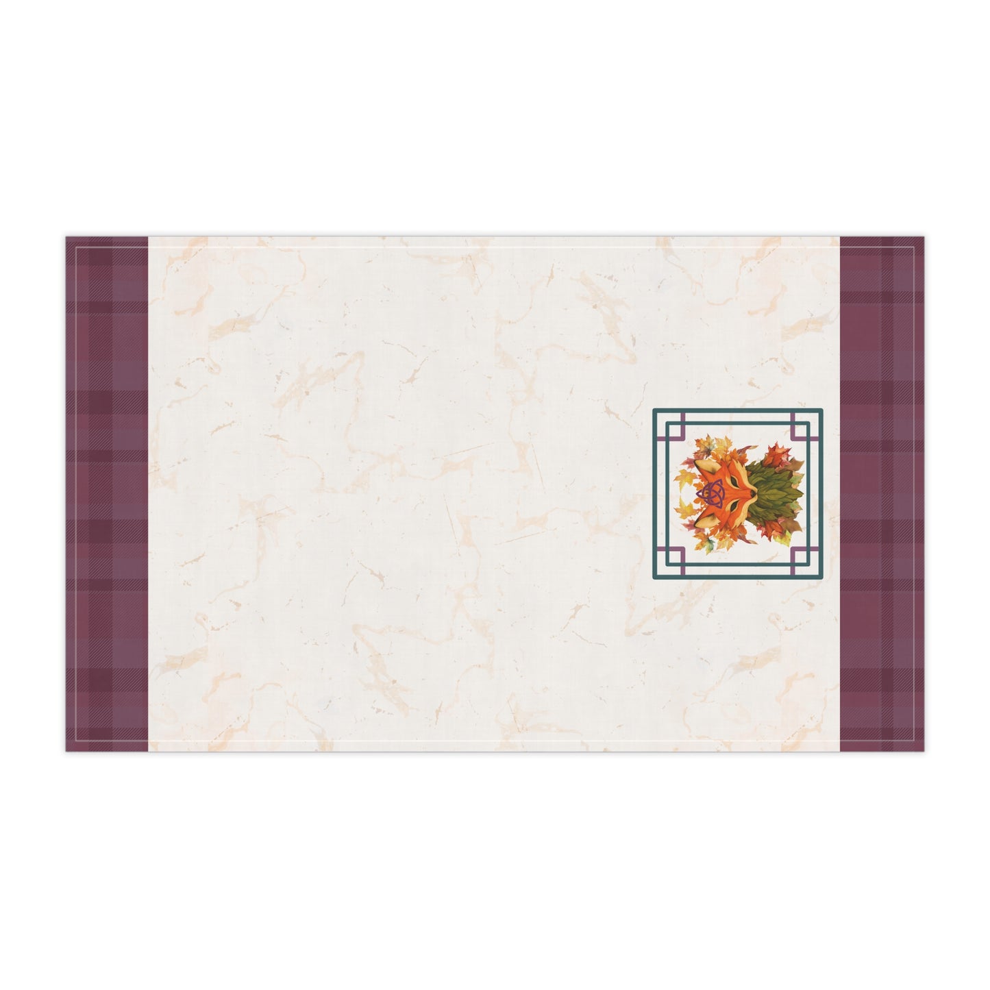 Spiritumn | Fall Equinox | Autumn Plaid Tea Towel