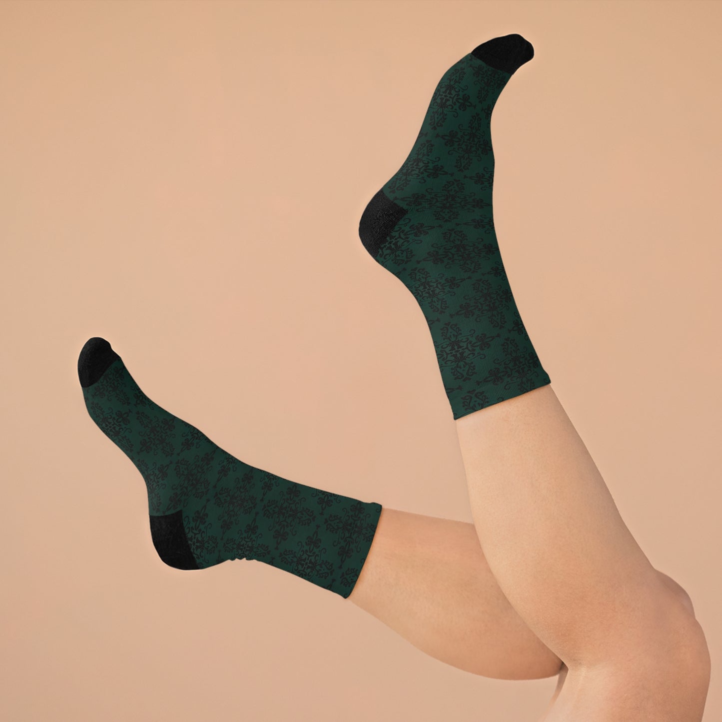 Green Lace | Recycled Poly Socks